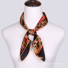 Fashion custom 12M/M 100% silk satin silk scarf luxury pattern digital print silk square scarf